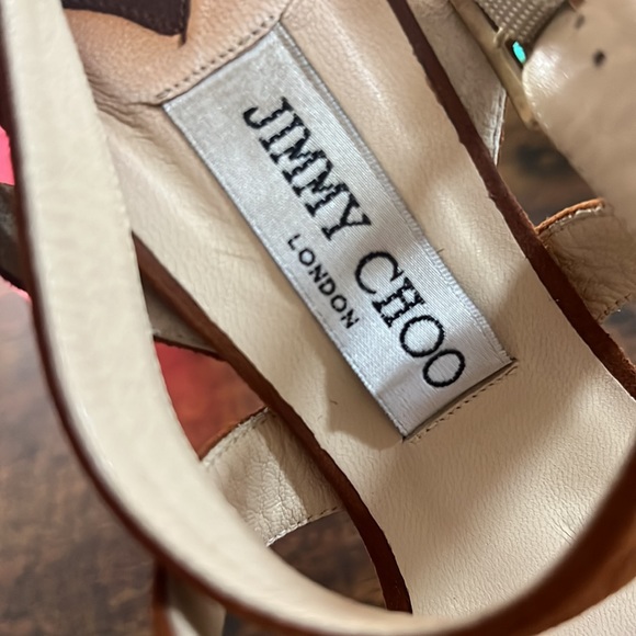 Jimmy Choo 6” Heels Brown Suede Size 39 - Picture 11 of 12